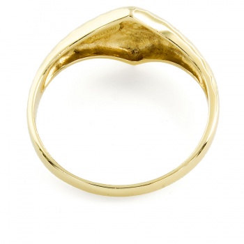 9ct gold 1.7g unusual Ring size N